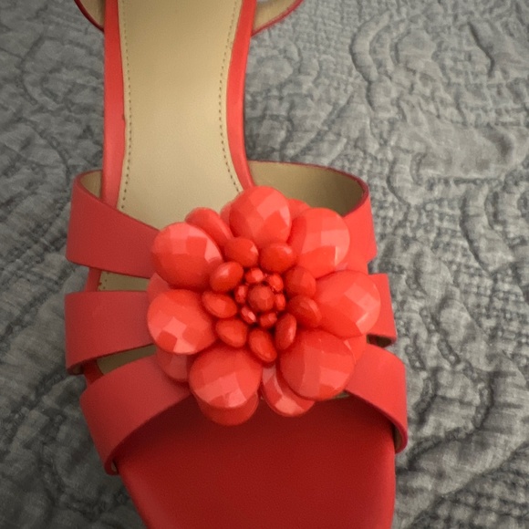 Michael Kors Orange Platform Heels - Picture 3 of 3